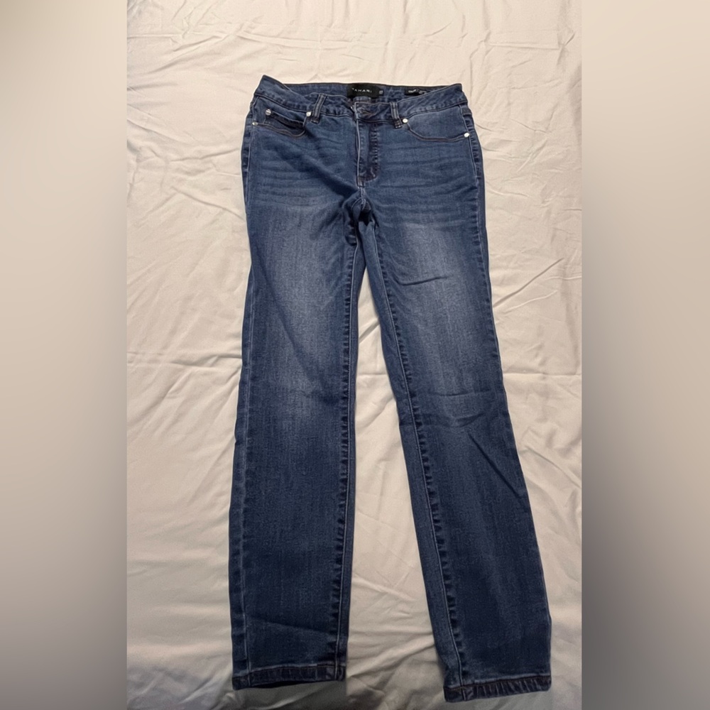 Chloe Dark Blue Straight Leg Jeans